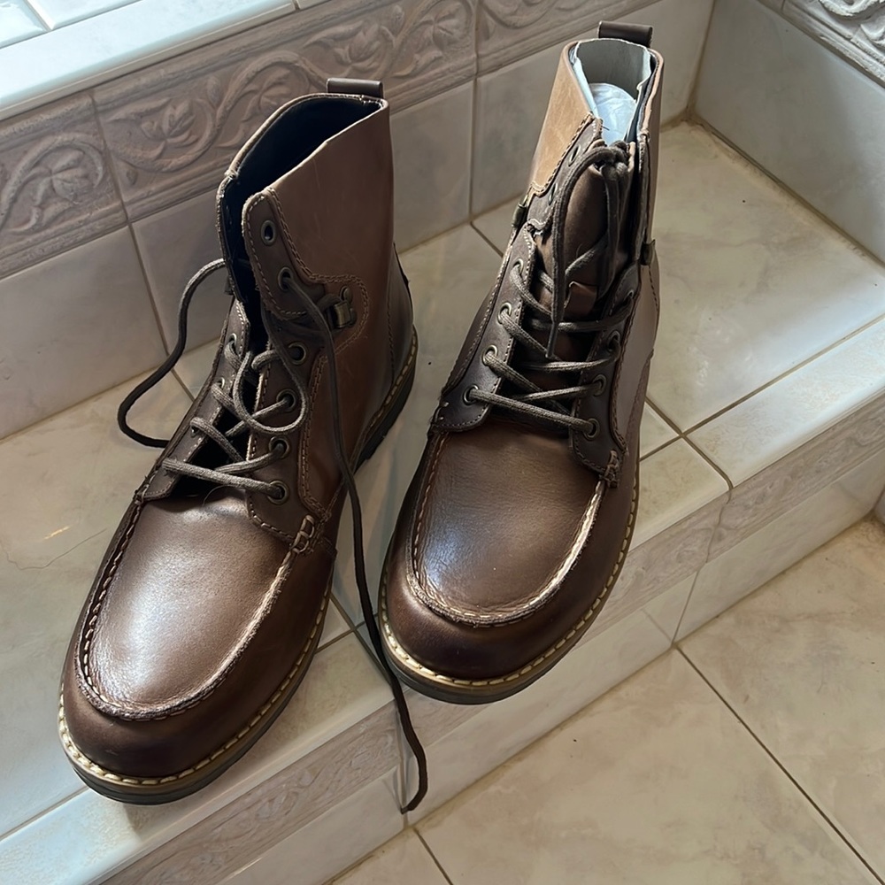 Brown Leather Boots